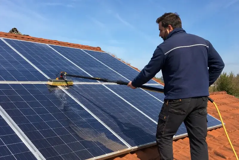 Nettoyage et entretien de panneaux solaires à Dettwiller